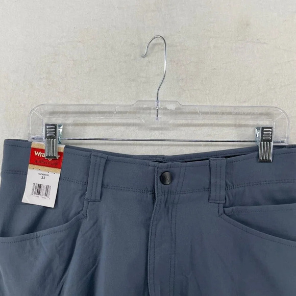 Wrangler Authentics Short Men's Sz 32 Blue Comfort Flex Waist Cargo Short Casual - Picture 6 of 10